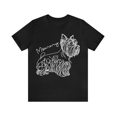 Yorkshire Terrier Line Art T-Shirt