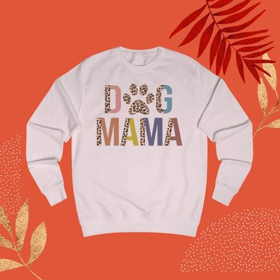 Dog Mama Colored Print Sweatshirt