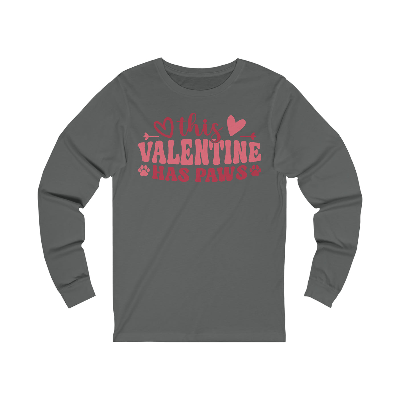 This Valentine Has Paws Version 1 Long Sleeve