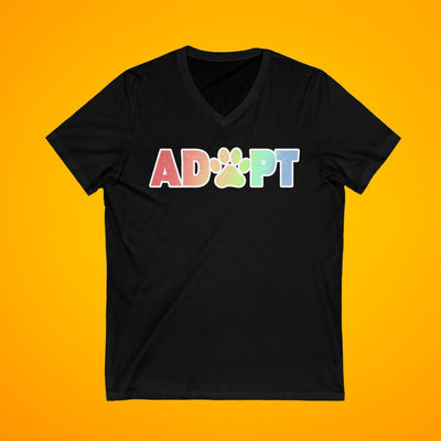 Adopt Colored Print V-Neck