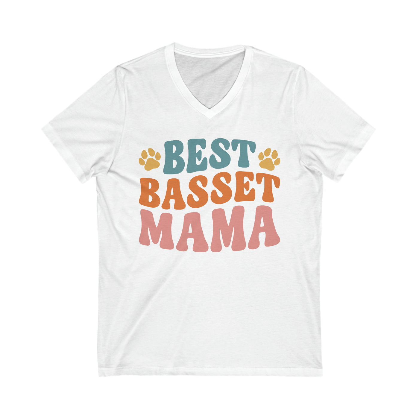 Best Basset Mama V-Neck