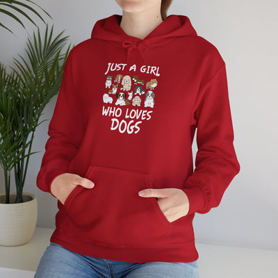 Just A Girl Who Loves Dogs Hoodie - Rocking The Dog Mom Life