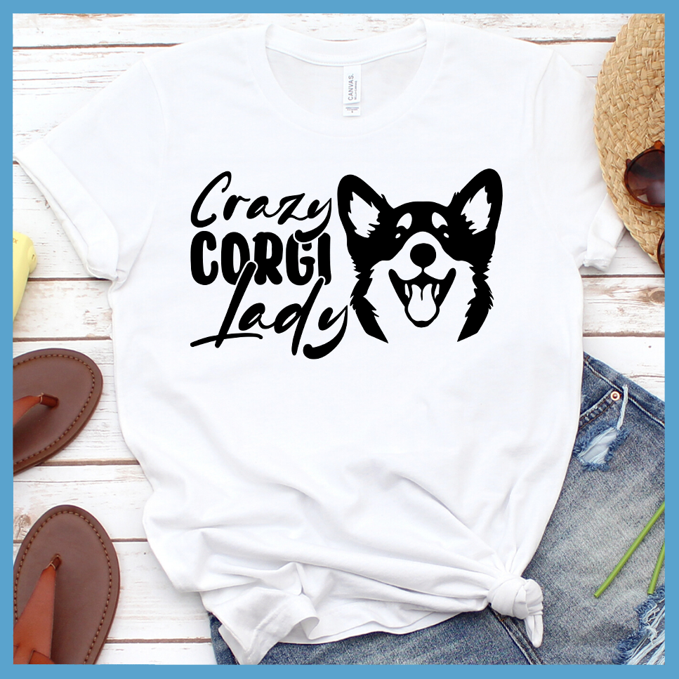 Crazy Corgi Lady T-Shirt