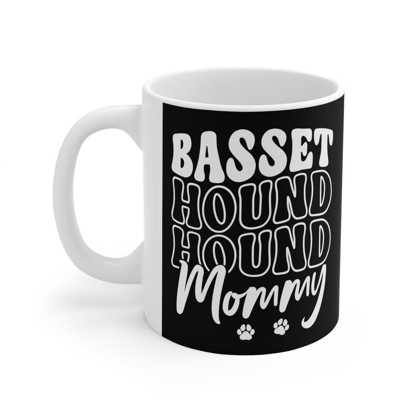 Basset Hound Mommy Ceramic Mug