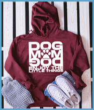 Load image into Gallery viewer, Dog Mom Enjoy The Little Things Hoodie
