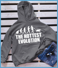 Load image into Gallery viewer, Dog Mom Evolution Hoodie
