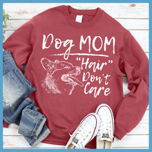Load image into Gallery viewer, Dog Mom Hair Don&#39;t Care Sweatshirt
