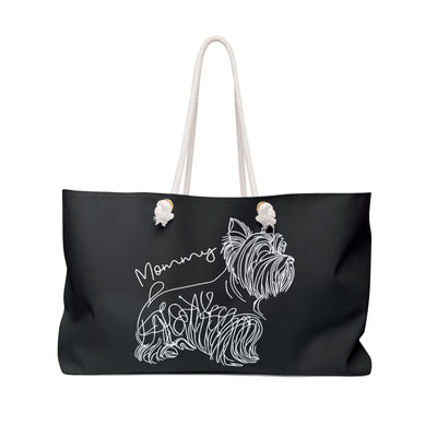 Yorkshire Terrier Line Art Weekender Bag