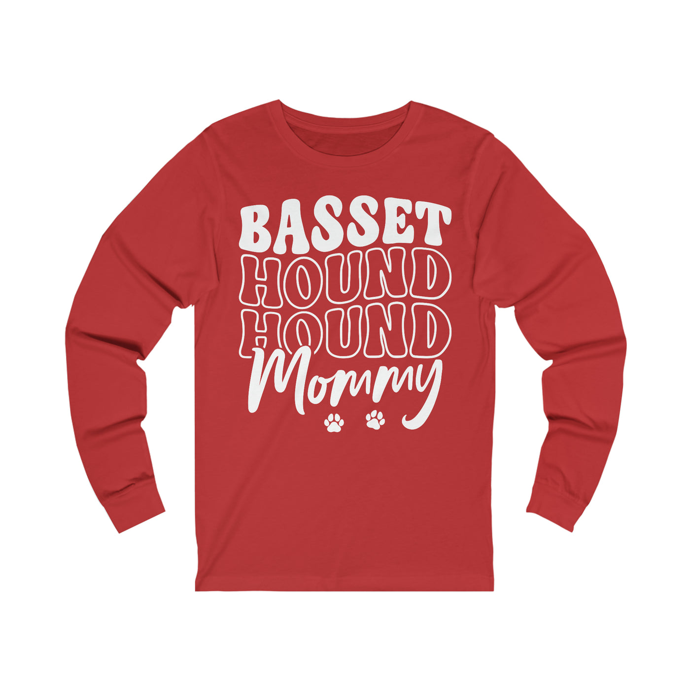 Basset Hound Mommy Long Sleeves