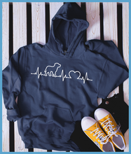 Load image into Gallery viewer, Heartbeat Dog Hoodie
