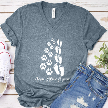 Never Alone Again V-Neck