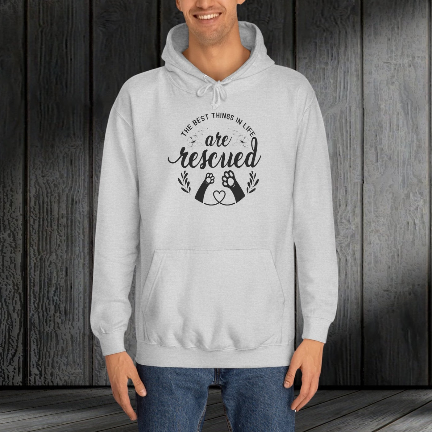 The Best Things In Life Are Rescued Hoodie