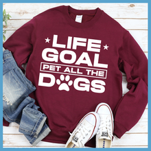 Load image into Gallery viewer, Life Goal Pet All The Dogs Sweatshirt
