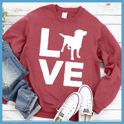 Love Dog Sweatshirt - Rocking The Dog Mom Life