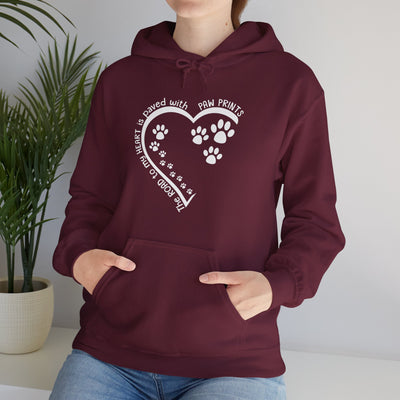 The Way To My Heart Is Paved With Paw Prints Hoodie