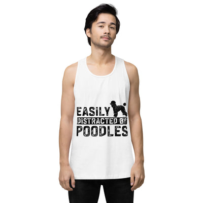 Easily Distracted By Poodles Tank Top