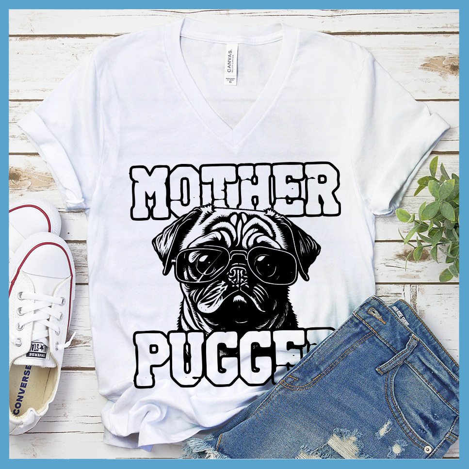 Mother Pugger V-Neck