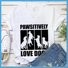 Load image into Gallery viewer, Pawsitively Love Dogs V-Neck
