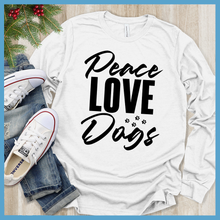 Load image into Gallery viewer, Peace Love Dogs Long Sleeves
