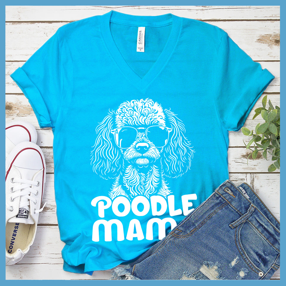 Poodle Mama V-Neck