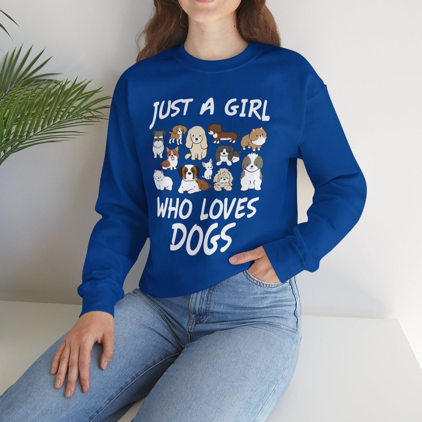 Just A Girl Who Loves Dogs Sweatshirt