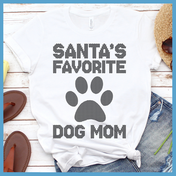 Santa's Favorite Dog Mom T-Shirt