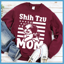 Load image into Gallery viewer, Shih Tzu USA Flag Sweatshirt
