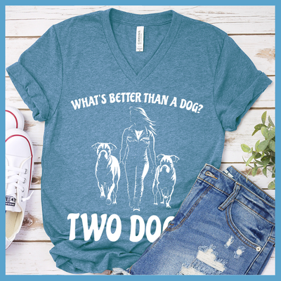 Two Dogs V-Neck
