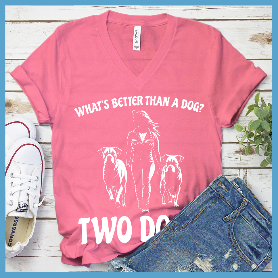 Two Dogs V-Neck