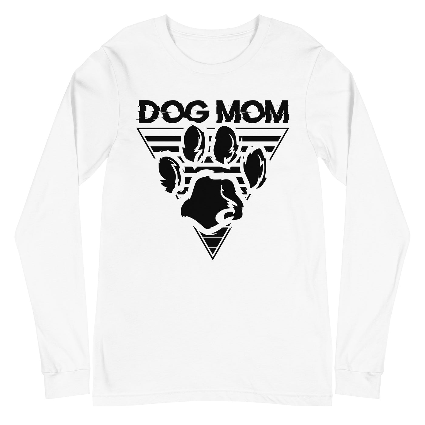 Dog Mom Synthwave Long Sleeves