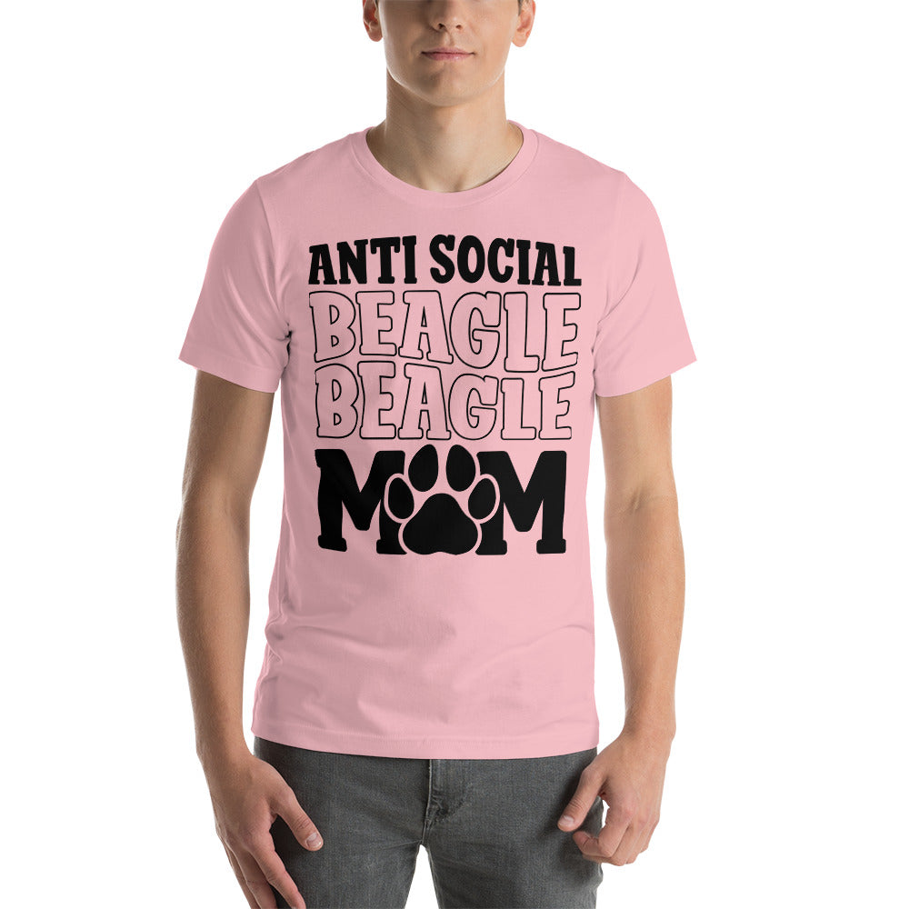 Antisocial Beagle Mom T-Shirt