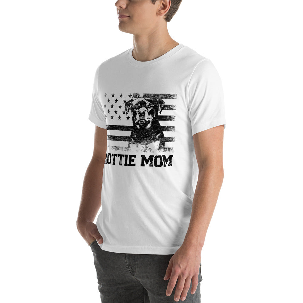 American Rottweiler Mom T-Shirt