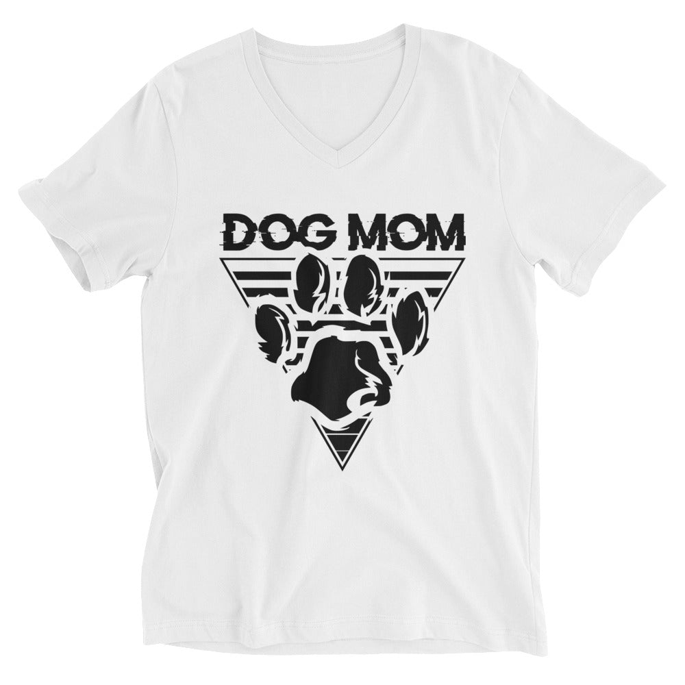 Dog Mom Synthwave V-Neck