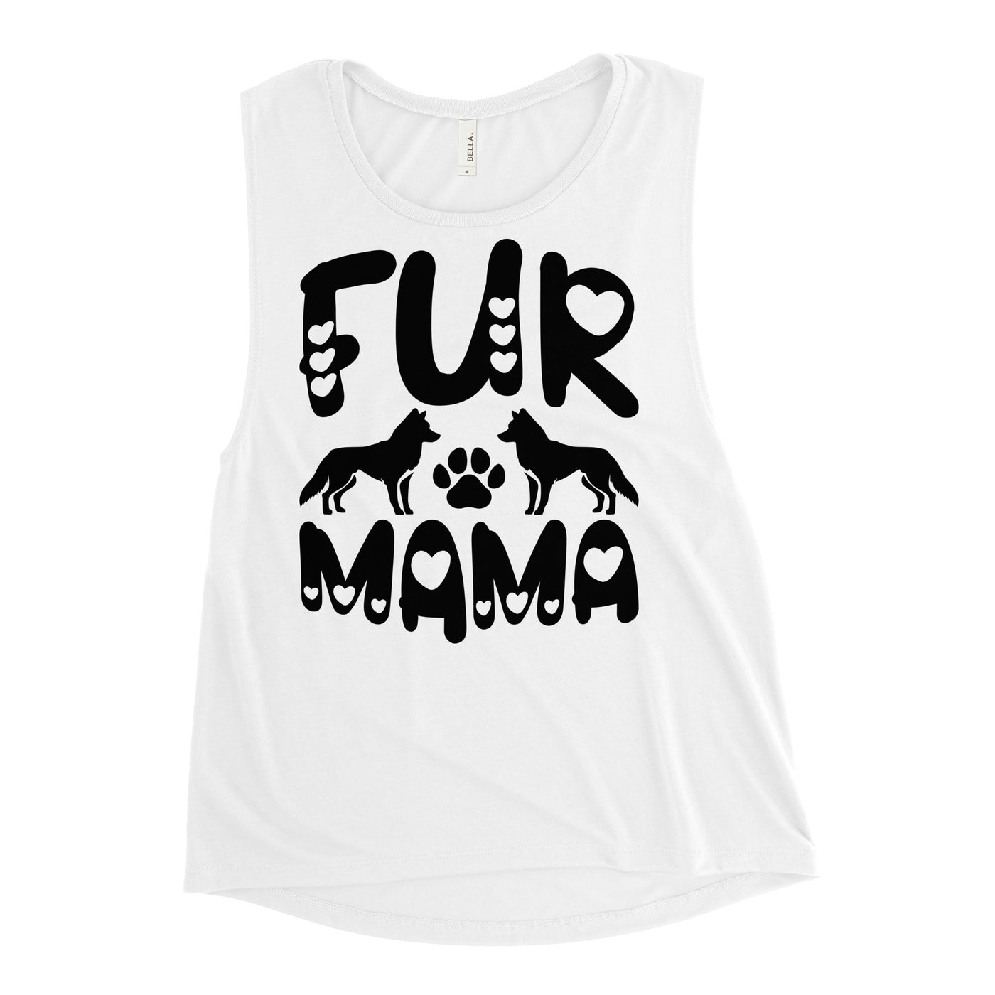 Fur Mama Siberian Husky Muscle Tank