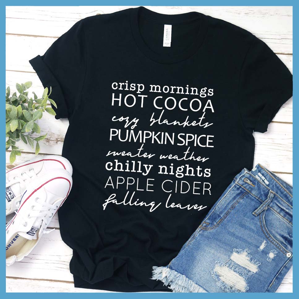 Autumn Words T-Shirt - Rocking The Dog Mom Life