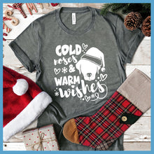 Load image into Gallery viewer, Cold Noses And Warm Wishes T-Shirt - Rocking The Dog Mom Life
