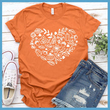 Load image into Gallery viewer, Fall Heart T-Shirt - Rocking The Dog Mom Life
