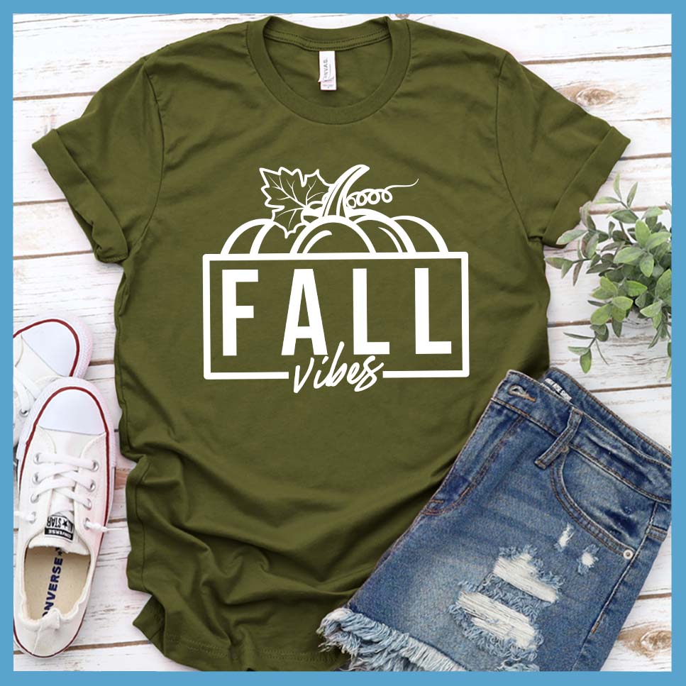 Fall Vibes T-Shirt - Rocking The Dog Mom Life