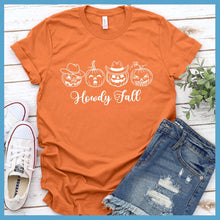 Load image into Gallery viewer, Howdy Fall T-Shirt - Rocking The Dog Mom Life

