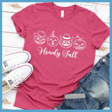 Load image into Gallery viewer, Howdy Fall T-Shirt - Rocking The Dog Mom Life

