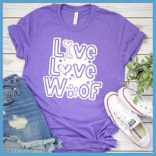 Load image into Gallery viewer, Live Love Woof T-Shirt
