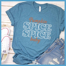 Load image into Gallery viewer, Pumpkin Spice Spice Baby Colored Version 2 T-Shirt - Rocking The Dog Mom Life
