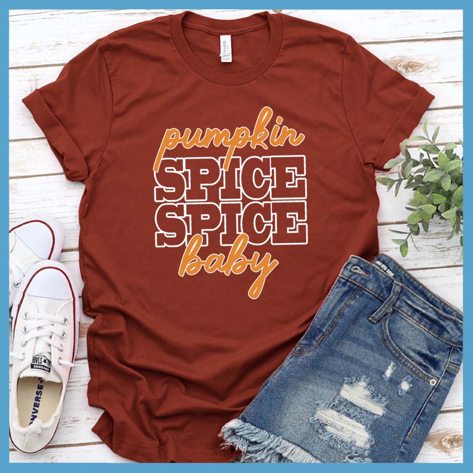 Pumpkin Spice Spice Baby Colored T-Shirt - Rocking The Dog Mom Life