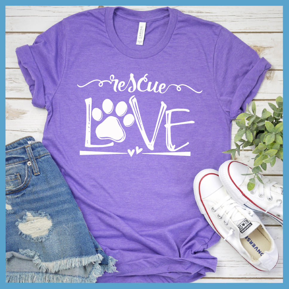 Rescue - Dog Love T-Shirt - Rocking The Dog Mom Life