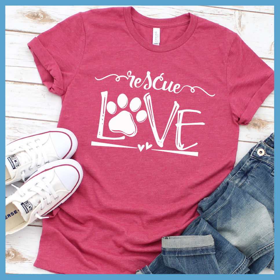 Rescue - Dog Love T-Shirt - Rocking The Dog Mom Life