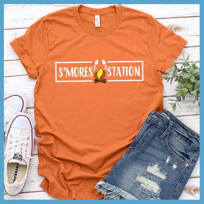 S’mores Station Colored T-Shirt - Rocking The Dog Mom Life