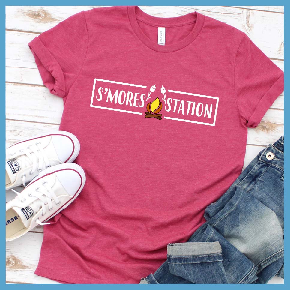 S’mores Station Colored T-Shirt - Rocking The Dog Mom Life