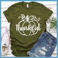 Thankful Pumpkin T-Shirt - Rocking The Dog Mom Life