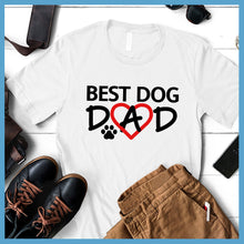 Load image into Gallery viewer, Best Dog Dad Colored Print T-Shirt - Rocking The Dog Mom Life
