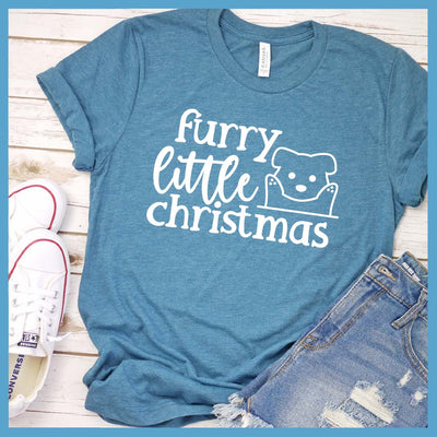 Furry Little Christmas T-Shirt - Rocking The Dog Mom Life